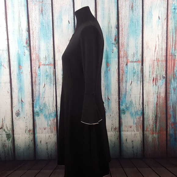 Rachel Zoe Bell Sleeve Zipper A-Line Dress - Picture 3 of 8